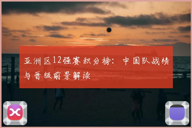 亚洲区12强赛积分榜:中国队战绩与晋级前景解读
